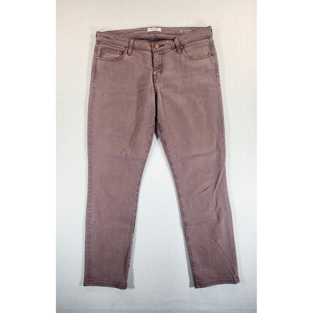 Big Star Alex Crop Skinny Jeans Women 31 10 Dusty Mauve Pink Stretch Denim Boho